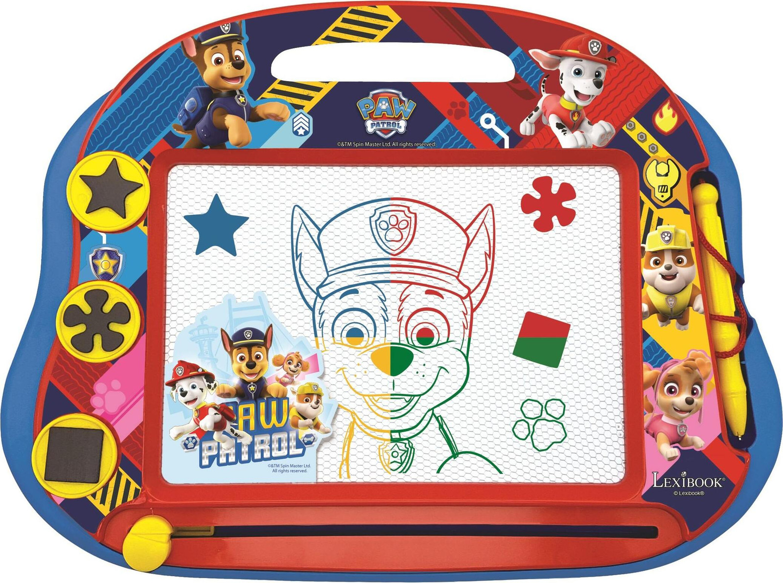 Lexibook Paw Patrol A5 Magic Slate met magnetische accessoires voor tekenen in kleur