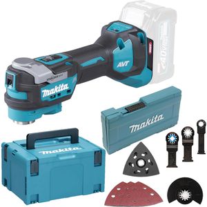 Makita Multifunktionswerkzeug TM001GZ03 XGT, Akku, 40V, mit Zubehör-Set und Koffer