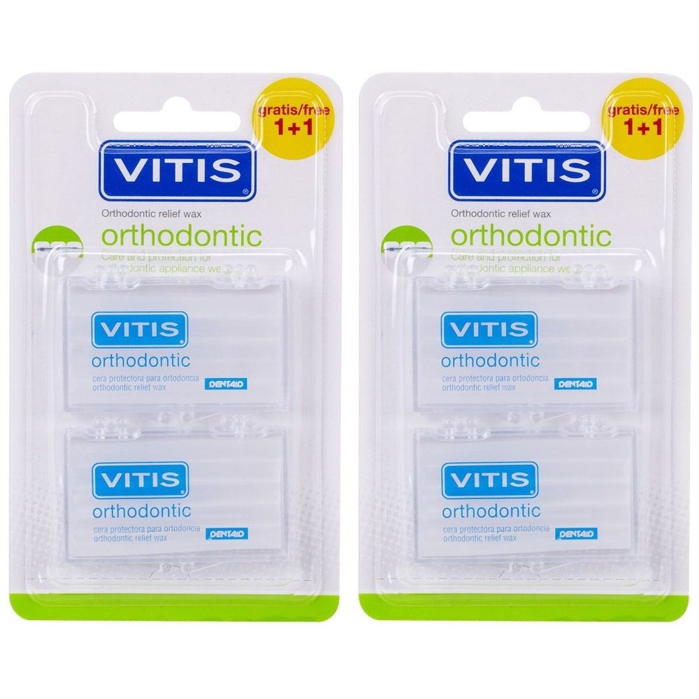 Vitis Orthodontic Wachs x2 2x2x5 St Streifen