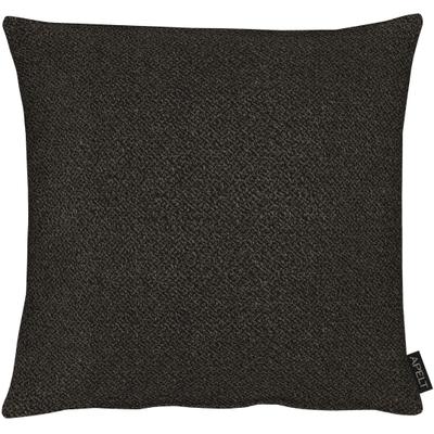 Dekokissen APELT "Tony" Gr. 1, braun (braun, unifarben), B:46cm L:46cm, Polyester, Dekokissen_Sitzkissen_Kissenhüllen, in ausdrucksstarken Farben, Kissenhülle ohne Füllung, 1 Stück