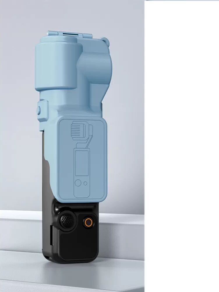 INF Kurze Objektivschutzabdeckung kompatibel mit DJI Pocket 3 - Objektiv- und Bildschirmschutz Blau