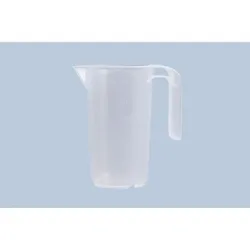 Messkanne 0,25 L, PP, 1 Skala offener Griff,transparent m. Auslaufnase