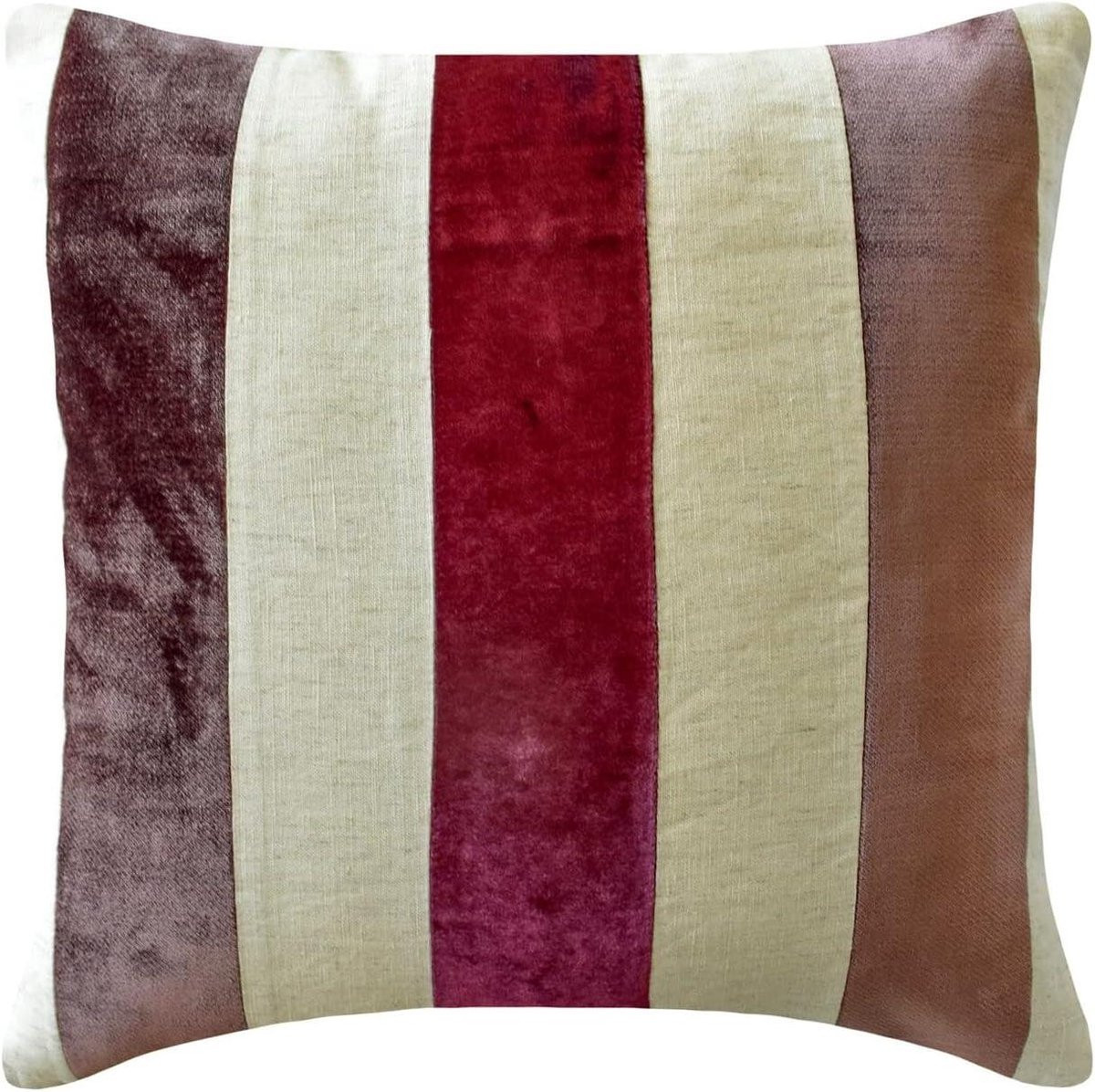 Set van 2 Bes handgemaakte fluwelen decoratieve kussenslopen