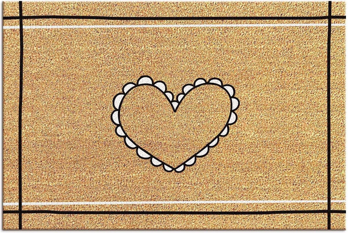 MD Entree Kokosmat Finesse Heart - 40 x 60 cm