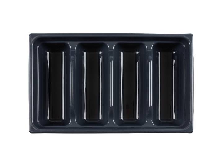 Besteckkasten Paderno Anthrazit Polyethylen B 32 T 36 cm