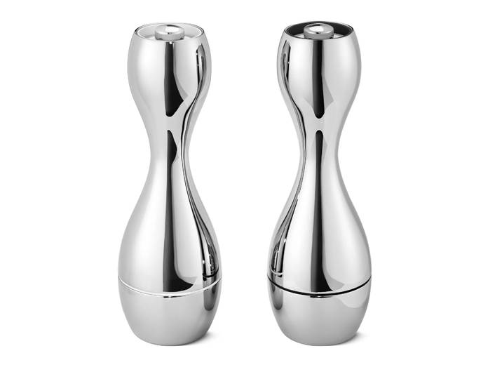 Georg Jensen Moulin à sel et poivre Cobra Acier inoxydable
