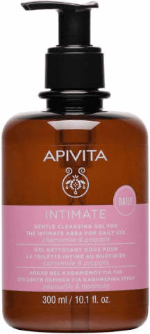 Apivita Higiene Íntima Gel Limpeza Diária 300ml