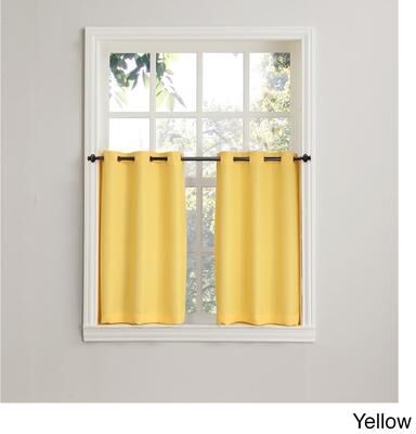 Copper Grove Speedwell Grommet Window Tier Pair