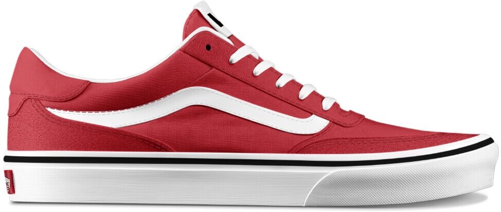 Sneaker VANS "Brooklyn LS", Herren, Gr. 41, rot (gh3, canvas sunset ruby), Textil, Schuhe Sneaker gh3, canvas sunset ruby 41