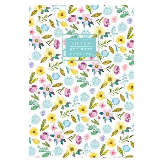 Fresh Dekoratives Notizbuch 64 Seiten Linie Blumen blau (Liniert) (40178630)