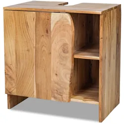 die Faktorei »Massive Nature« Waschbeckenunterschrank 62x65x40 cm / massives Akazienholz