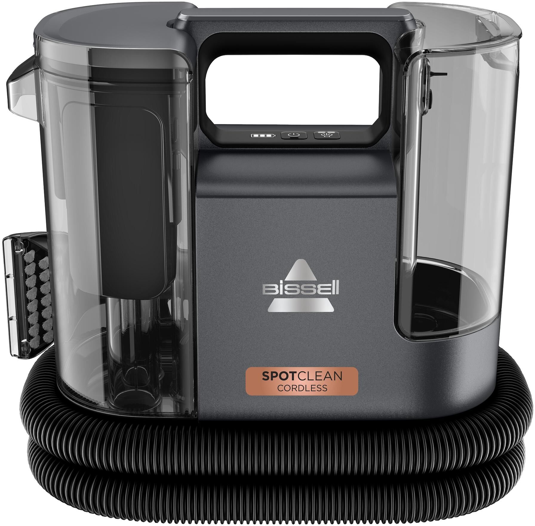 BISSELL Wasch-Sauger "SpotClean Cordless Schwarz/Grau", grau (schwarz), B:30cm H:29cm, Mehrzwecksauger, Wasch-Sauger schwarz Einheitsgröße