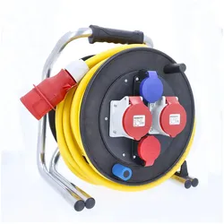 As - Schwabe, Kabelrolle, CEE Hartgummi-Kabeltrommel (33 m, 2.50 mm2)