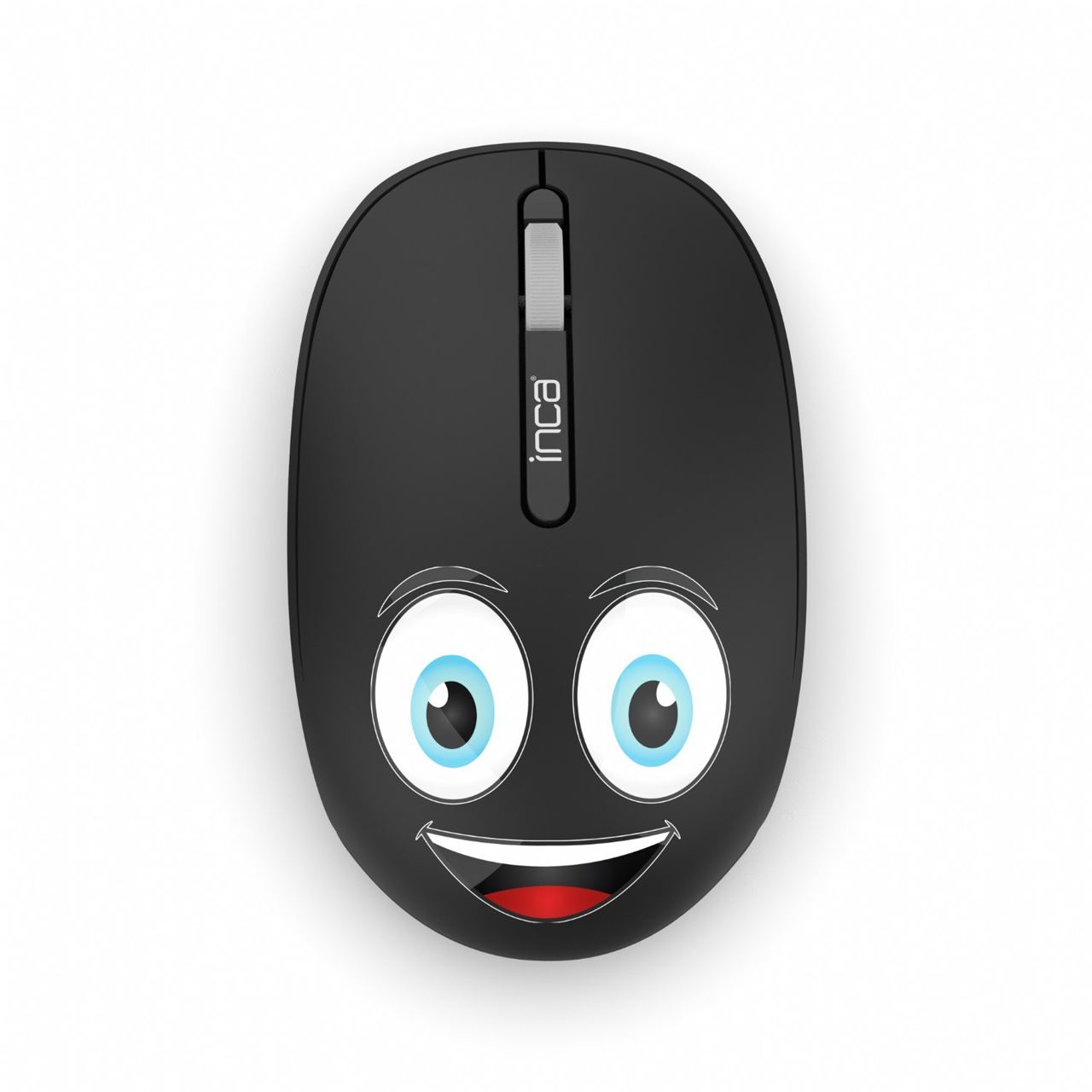 INCA Wrls Maus 1200DPI/3Tasten/2.4GHzUSB-A WEENY Emoji sw