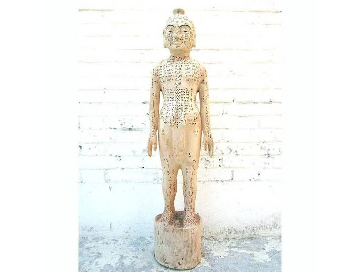 Luxury-Park-Direct Kommode China 1930 Akupunktur Lehrmodell Skulptur Statue Heilkunde von Luxury-