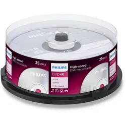 Philips DR4S6B25F - 25 x DVD+R - 4.7 GB (120 Min.) 16x - Spindel