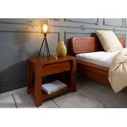 Nachttisch Akazie 60x40x50 honig lackiert BUENO #025