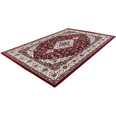 Teppich OBSESSION "Isfahan 740", rot, B:120cm H:11mm L:170cm, Polyester, Teppiche, Teppich, Orient-Optik, ideal im Wohnzimmer & Schlafzimmer