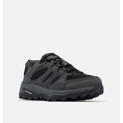 Wanderschuh COLUMBIA "REDMOND™ IV LOW WATERPROOF", Damen, Gr. 42, Synthetik, schwarz (schwarz, citron haze), Mesh, Synthetik, Schuhe Wanderschuh, wasserdicht