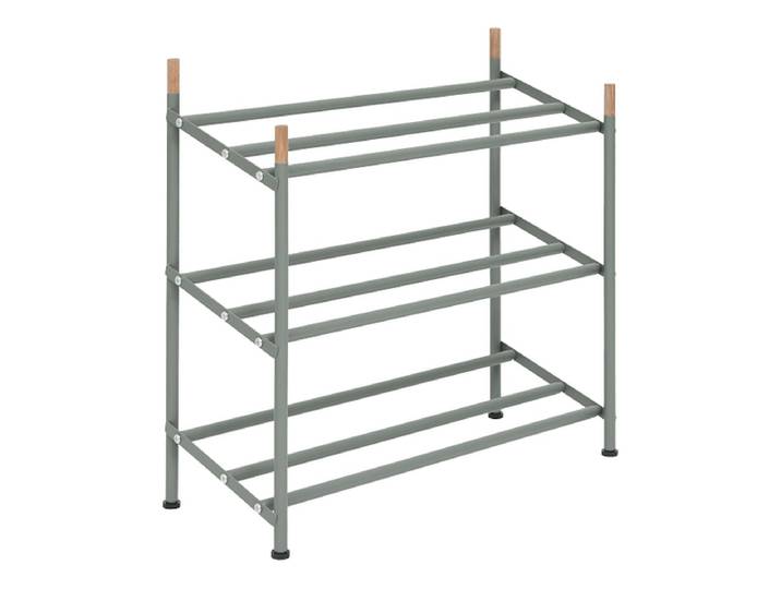 Schuhaufschrank ENKA COLBY 12 Paar Schuhe grün