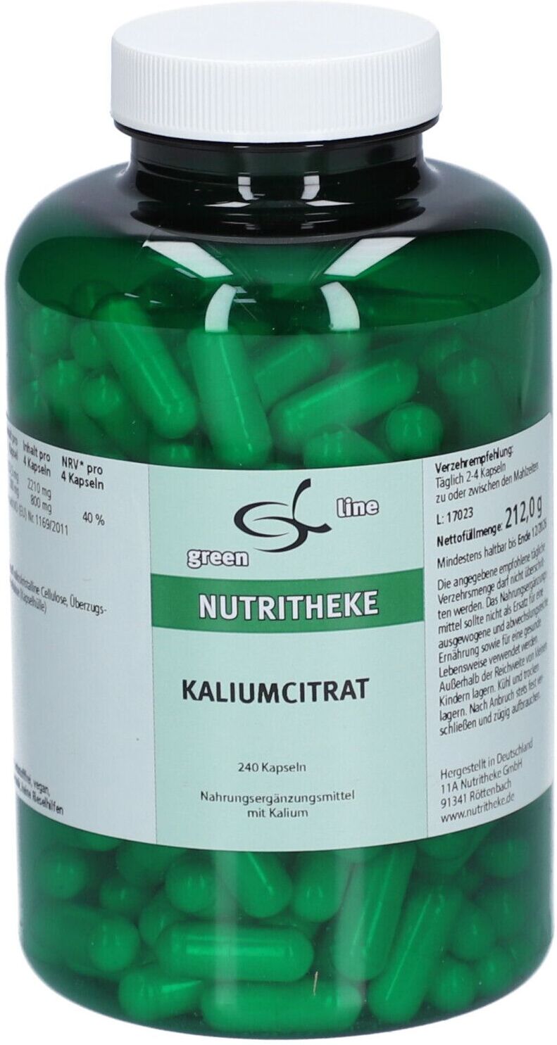 Nutritheke Kaliumcitrat Kapseln 240 St