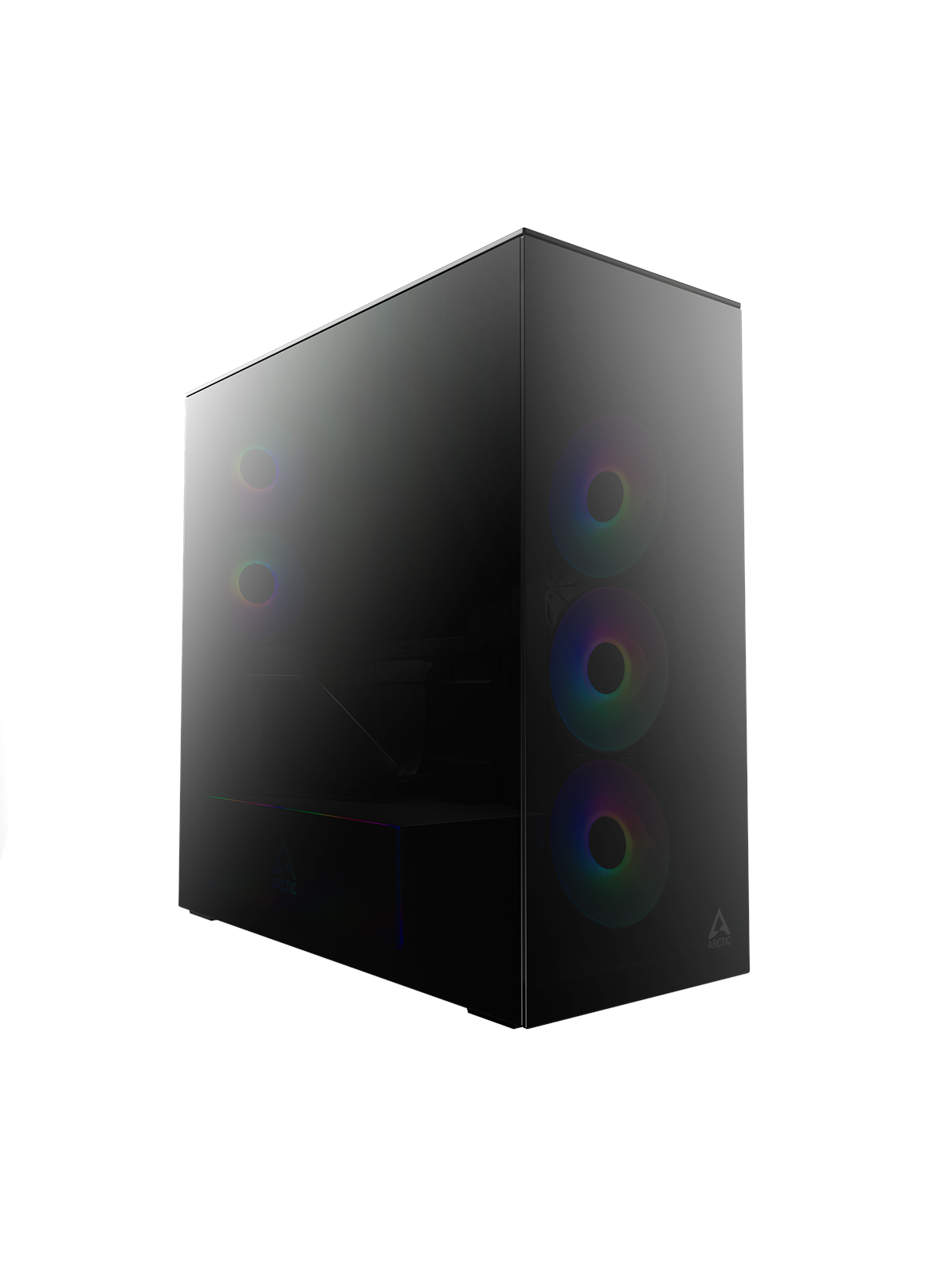 Arctic Xtender VG (Mirror Black) - Gehäuse - Miditower - Schwarz