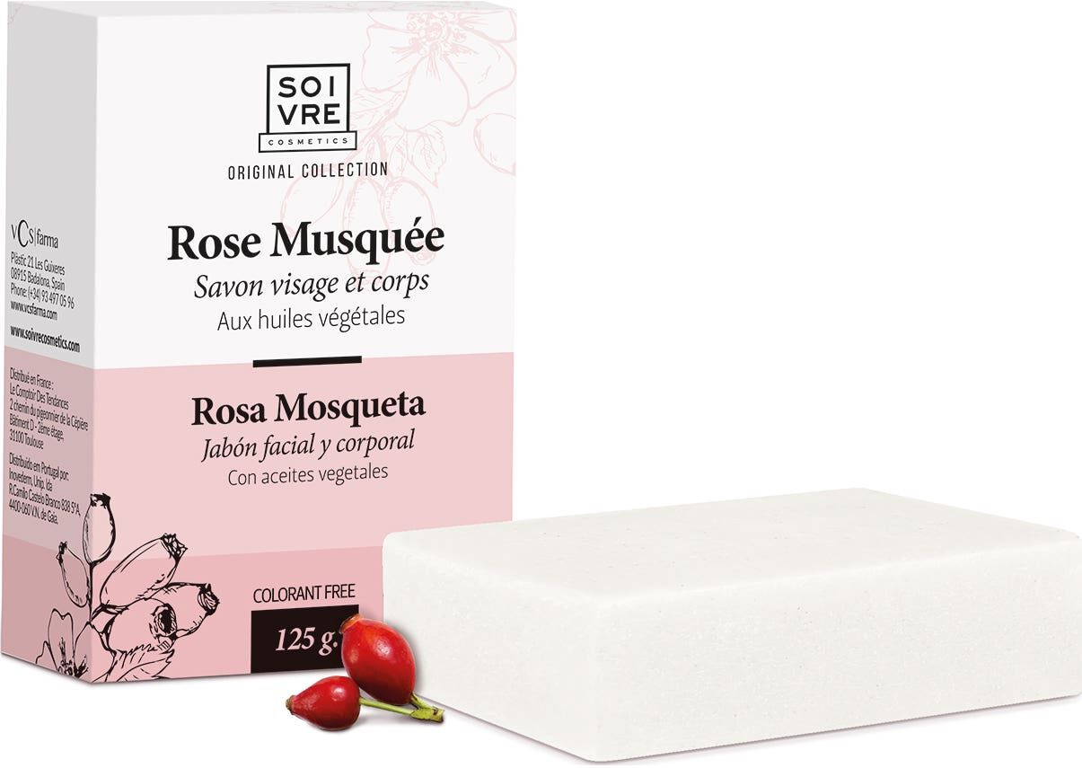 Soivre Cosmetics Soivre Jabón Sólido Rosa Mosqueta 125 g