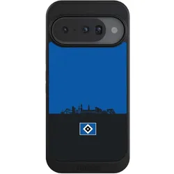 Nivocase Hülle für Google Pixel 10 Handyhülle NIVOcore Case Schwarz HSV Hamburg Skyline (Google Pixel 10), Smartphone Hülle, Schwarz