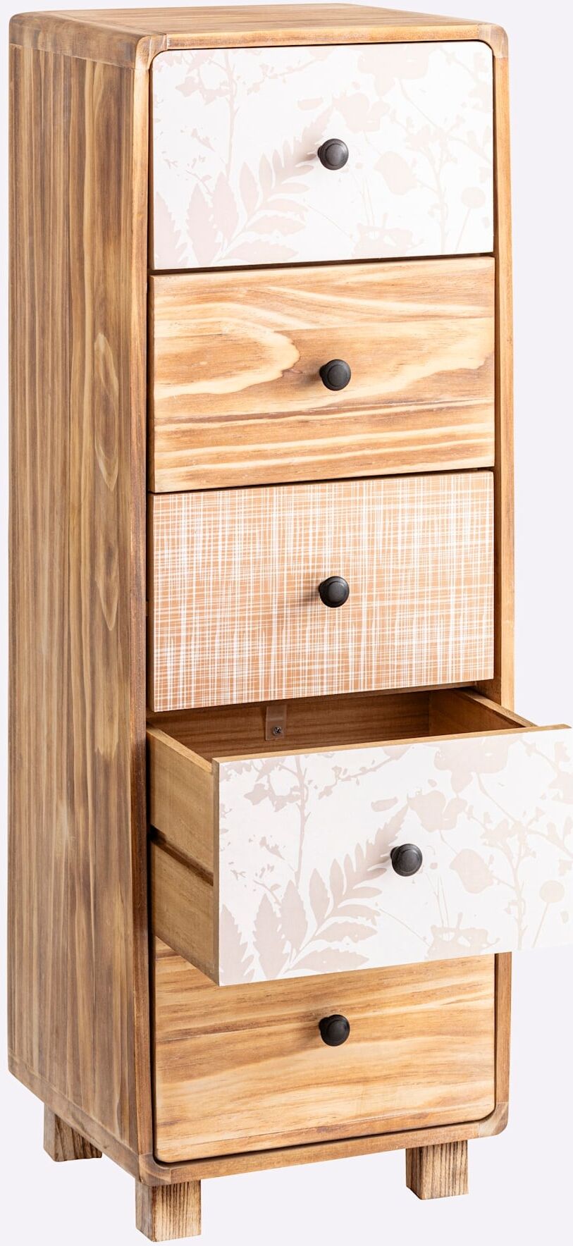 Kommode HEINE HOME, rosa (natur, altrosé), B:30cm H:90cm T:30cm, MDF, Sideboards, Kommode