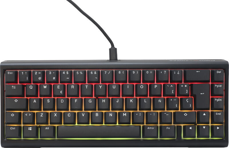 Ducky Teclado Mecánico Tinker65 65% RGB Black MX-Blue (ES)