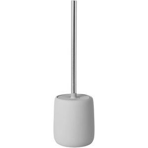 Blomus WC-Bürste Sono Micro Chip, hellgrau, mit Kunststoffborsten & Keramik-Bürstenhalter