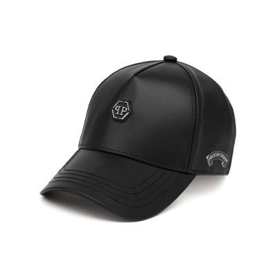Baseball Cap PHILIPP PLEIN "Hexagon", Jungen, schwarz (02, schwarz), Caps