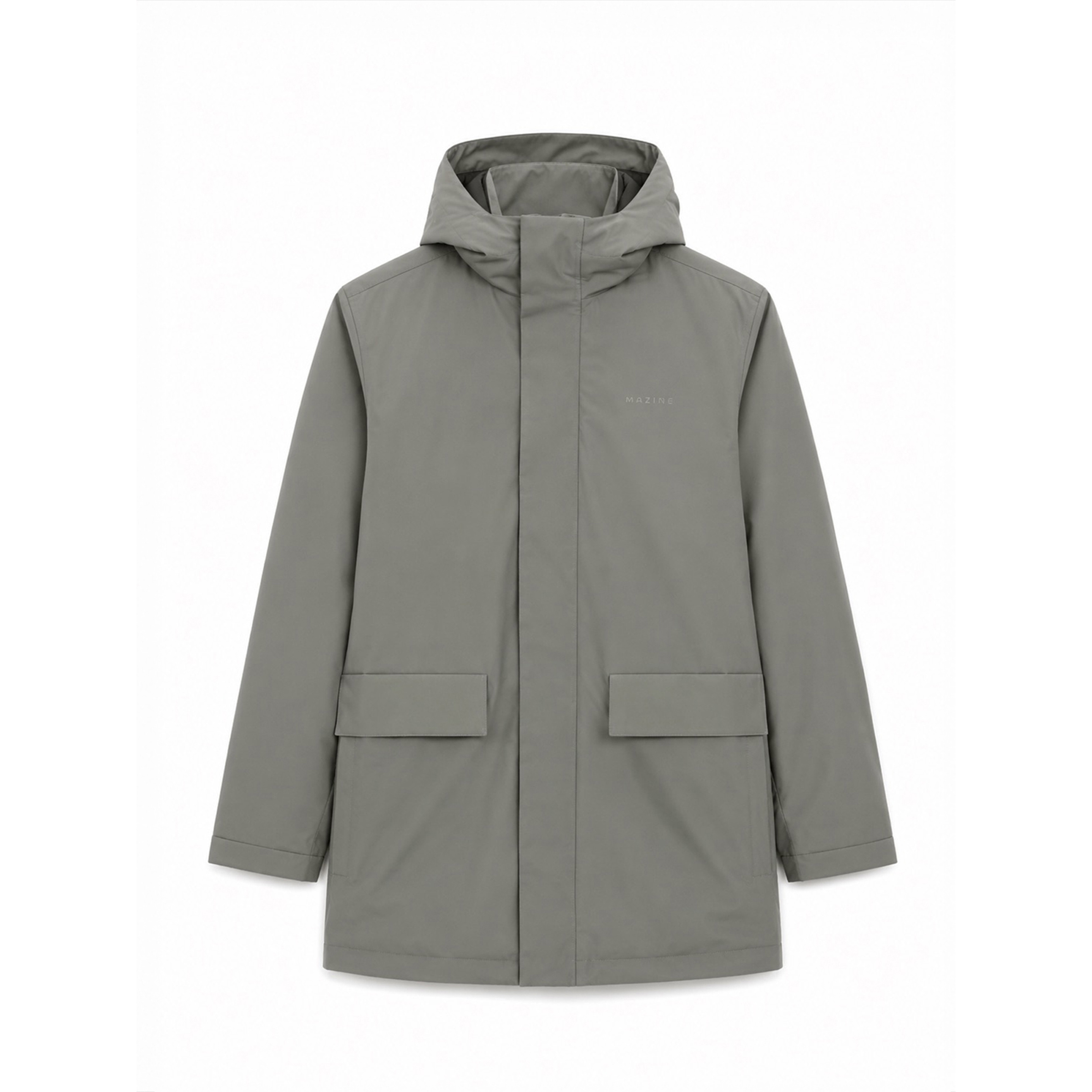 Mazine Padded Parka Herren Winterjacke grau Größe S Lifestyle Wasserabweisend