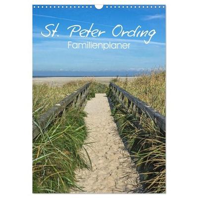 St. Peter Ording Familienplaner (Wandkalender 2027 DIN A3 hoch), CALVENDO Monatskalender