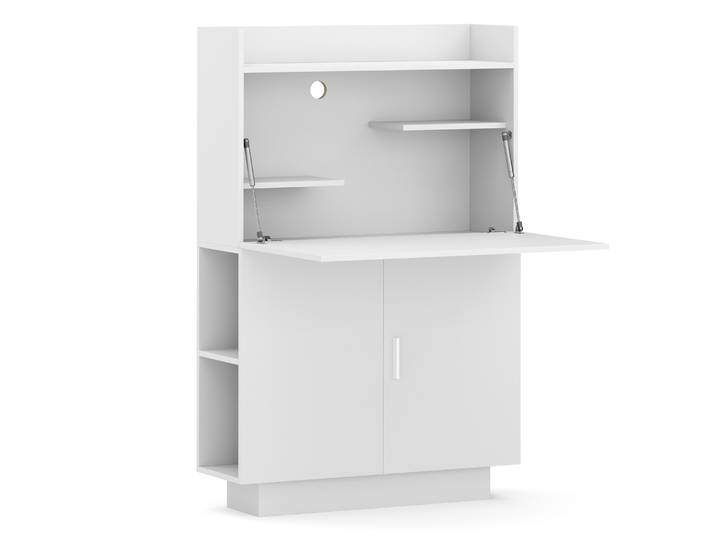 Schreibtisch Sekretär KAIRO 85 x 27 x 128 cm weiss
