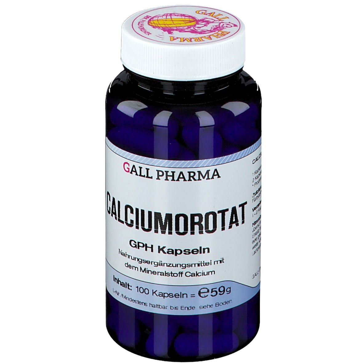 Calciumorotat 500 mg GPH Kapseln 100 St