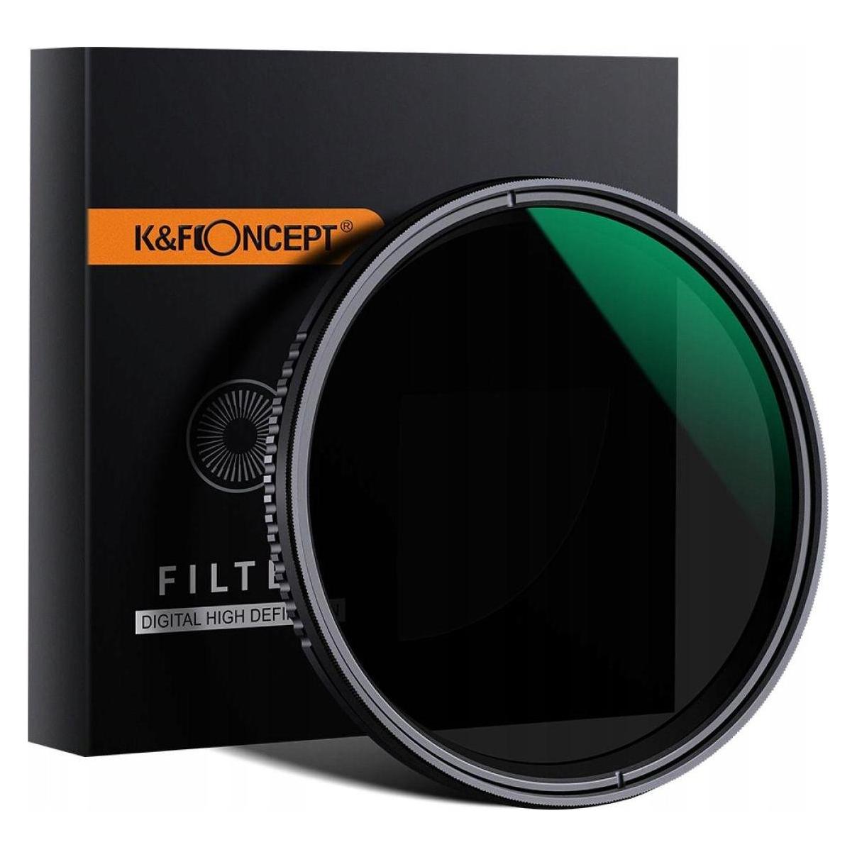 K&F Concept K&F filter ND filter 58mm ADJUSTABLE gray FADER ND8-ND2000 KF () - 101381 (58 mm, ND Filter) (SB6577)