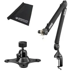 RØDE PSA1+ Mikrofonarm mit Vesa Mount und Mikrofasertuch, Mikrofonständer, Schwarz