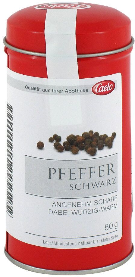 Pfeffer schwarz ganz Blechdose Caelo Hv-packung 80g