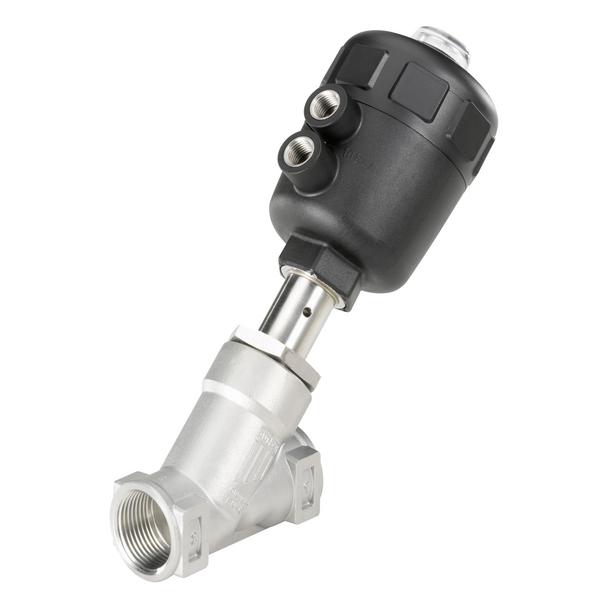 Bürkert 1" SS Angle Valve,0-16 bar, for Liquid (186488)