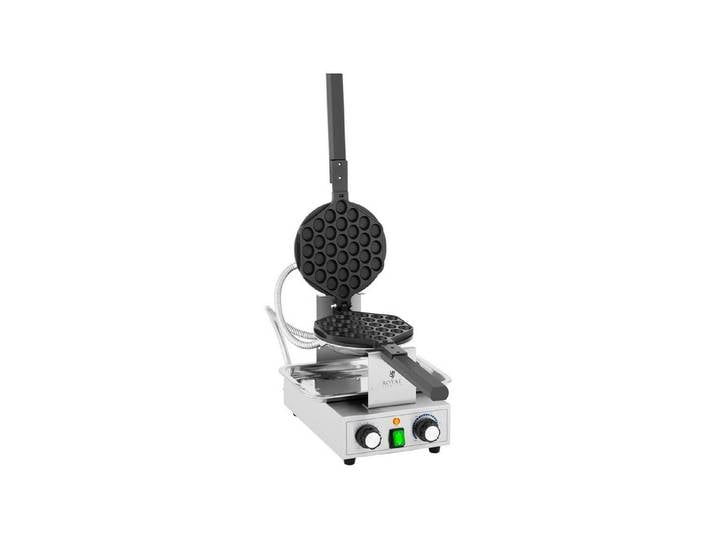 Royal Catering Waffeleisen Bubble Waffeln Maker Eierwaffeln Waffle Kuchen Round 50 - 250°C, 1,400 W