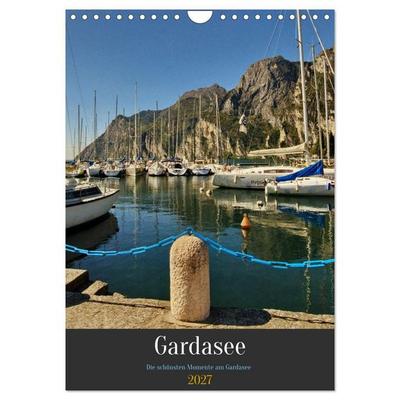 Gardasee - Die schönsten Momente am Gardasee (Wandkalender 2027 DIN A4 hoch), CALVENDO Monatskalender