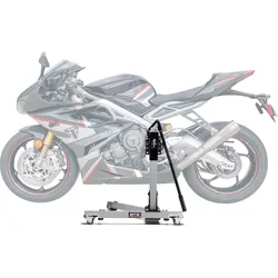 Zentralständer EVOLIFT® für Triumph Daytona Moto2 765 20- Shadow Edition (Grundfarbe: Grau) Ohne Ohne Ohne Mit Werbeschild
