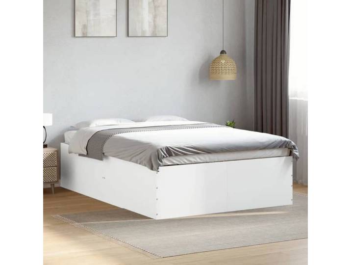 Cadre de lit sans matelas blanc 140x200 cm 3280923