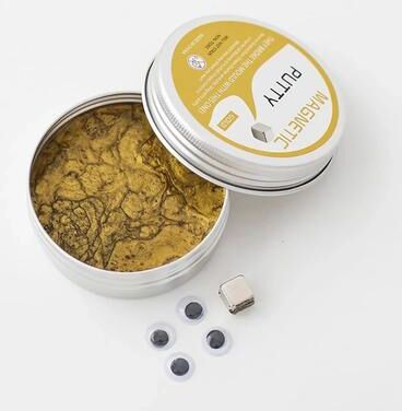 Inspire Select Magnetic Putty Stress Relief Toy For Creative Fidget Play And DIY Sculpting gold