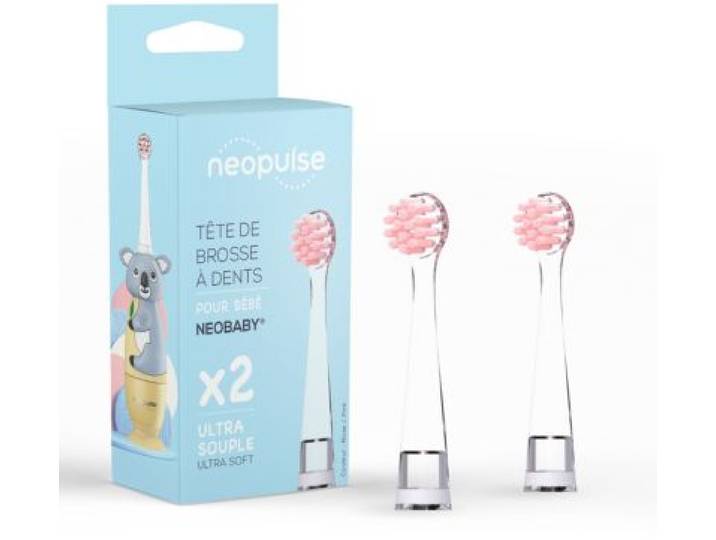 Neopulse - Brossette Dentaire X2 Neobaby Rose