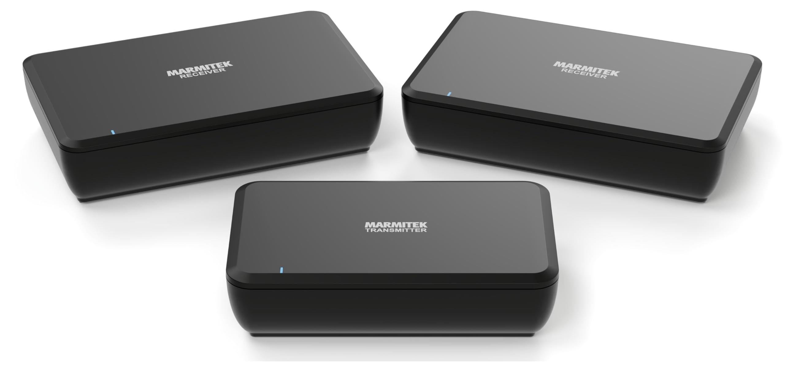 Marmitek Speaker Anywhere 750 - Kabellose Lautsprecherverbindung, AV-Sender & -Empfänger, 30 m, Kabellos, Schwarz