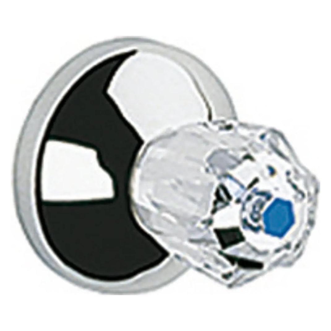Grohe UP-Ventil Oberbau ATLANTA Brillant-Griff Mark blau chr (19830000)
