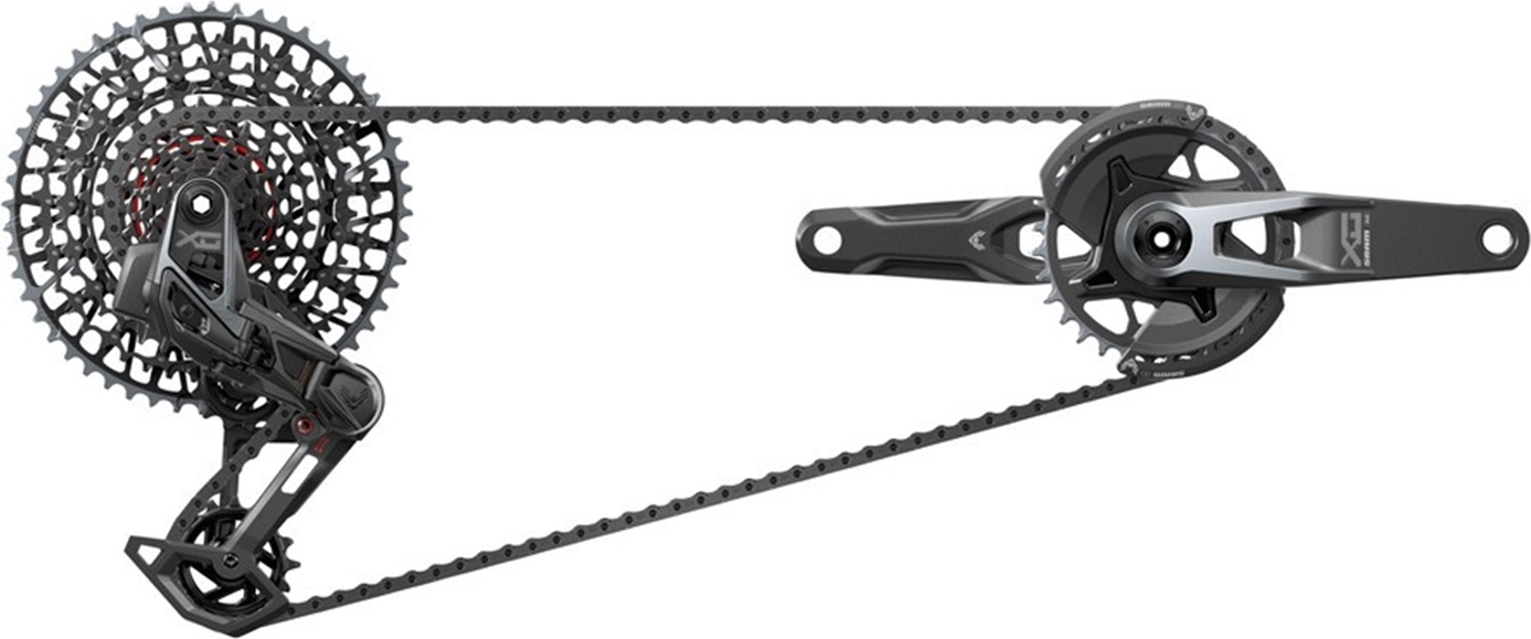 Sram Schaltgr.set X0 T-Type Eagle AXS V2 DUB MTB Wide,175mm,32Z,XS-1295,10-52Z