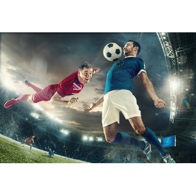 Fototapete PAPERMOON "Fußball", bunt, B:5m L:2,8m, Vlies, Tapeten